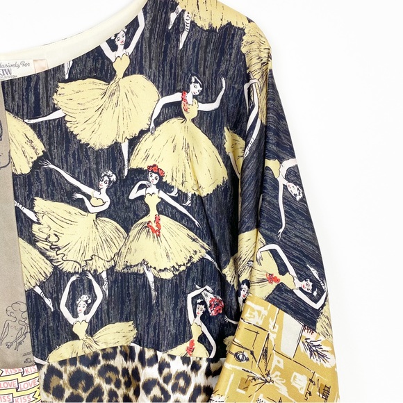 RTW Charleston | Unique Custom Patchwork Silk Dress - Picture 5 of 9